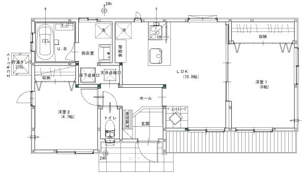 中古戸建　リノベーション　動線を考えた間取り　寒河江